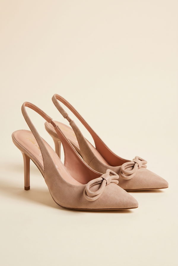 Ella Bow Tie Nude Pumps, Still life