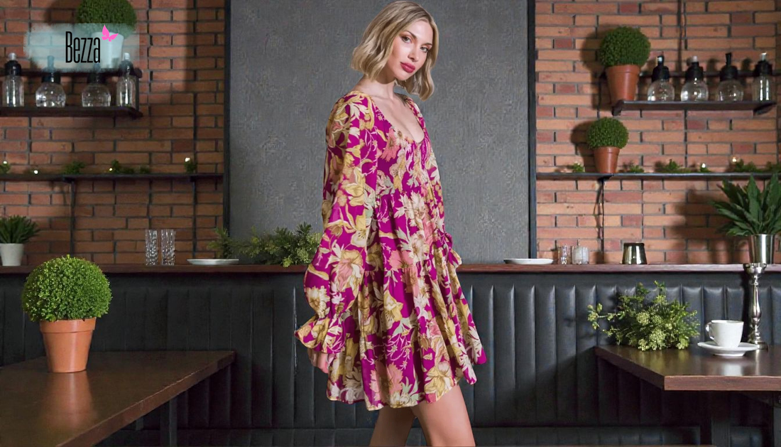 Chic Winter Dressing: Complete Your Floral Look