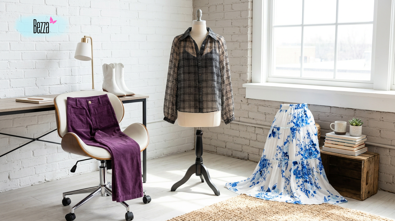 Sheer Plaid Blouse: 7 Work-to-Weekend Outfit Ideas