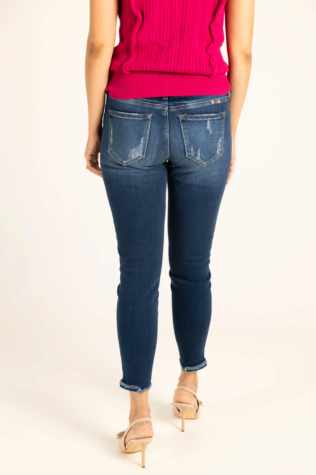Beautiful Day Mid Rise Ankle Jeans Kan Can