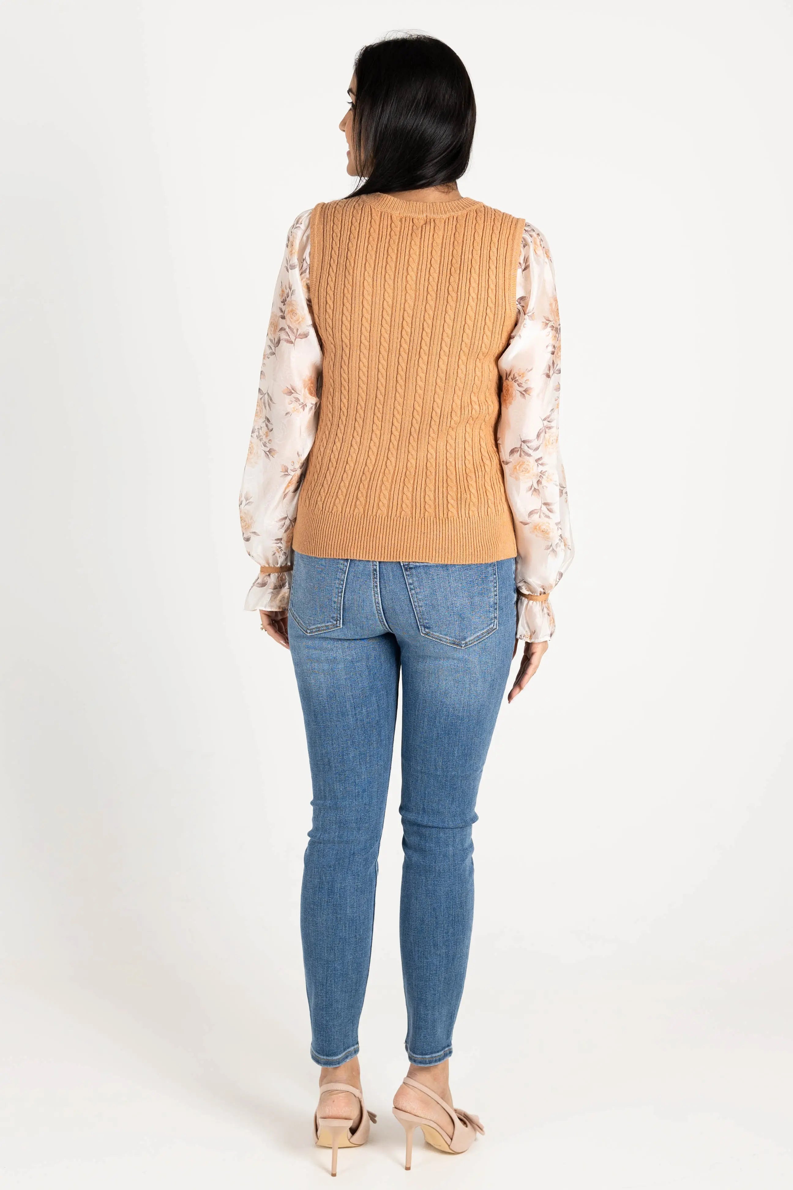 Wanna Be With You Knit Sweater Top FATE INC