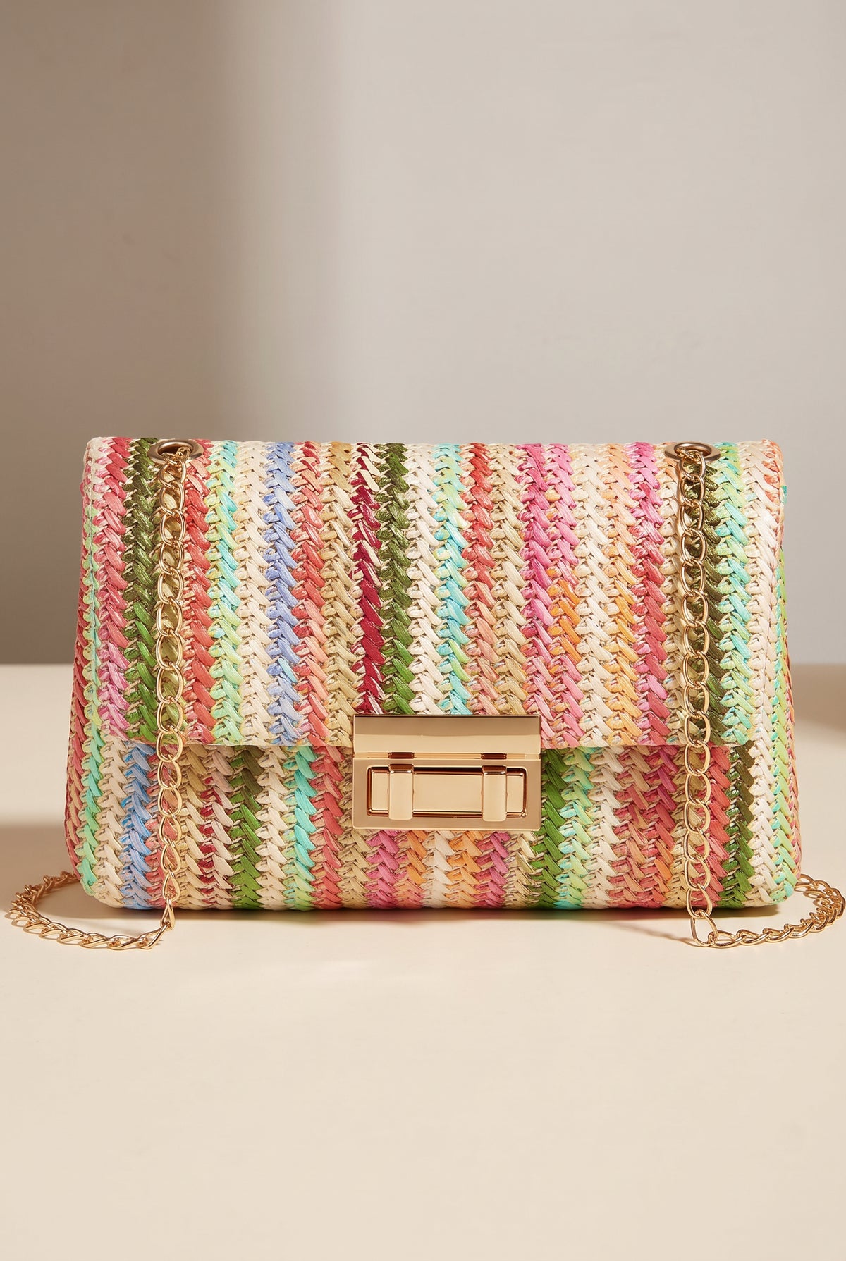 Kinsley Crossbody Bag styled with a neutral summer outfit at a sunny brunch.