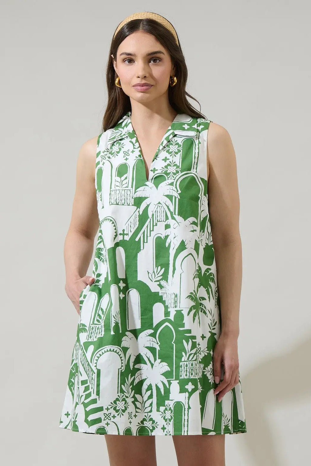 Pick Of The Summer Collared Shift Mini Dress Sugarlips