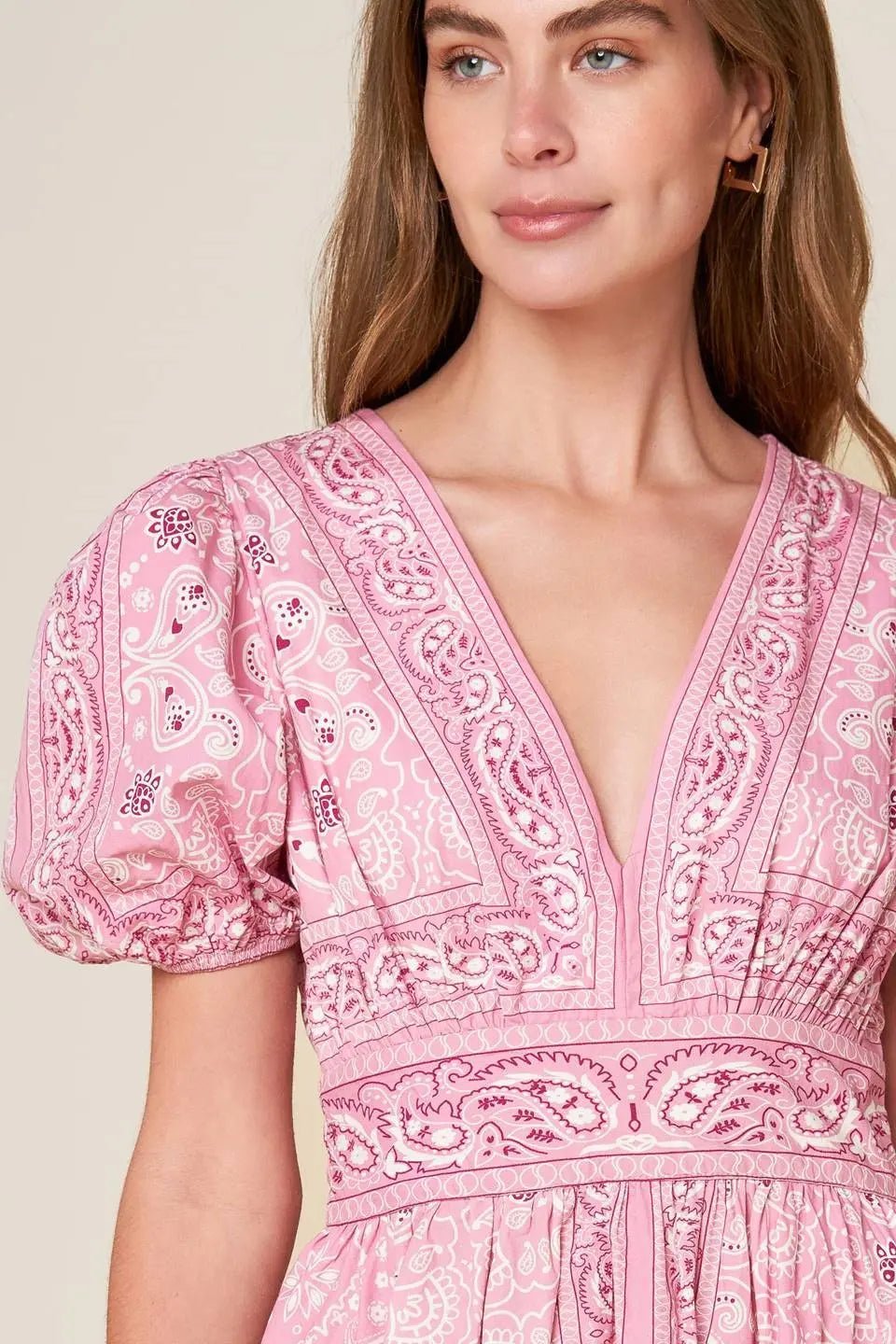 Forget Me Not Paisley Dress Bezza