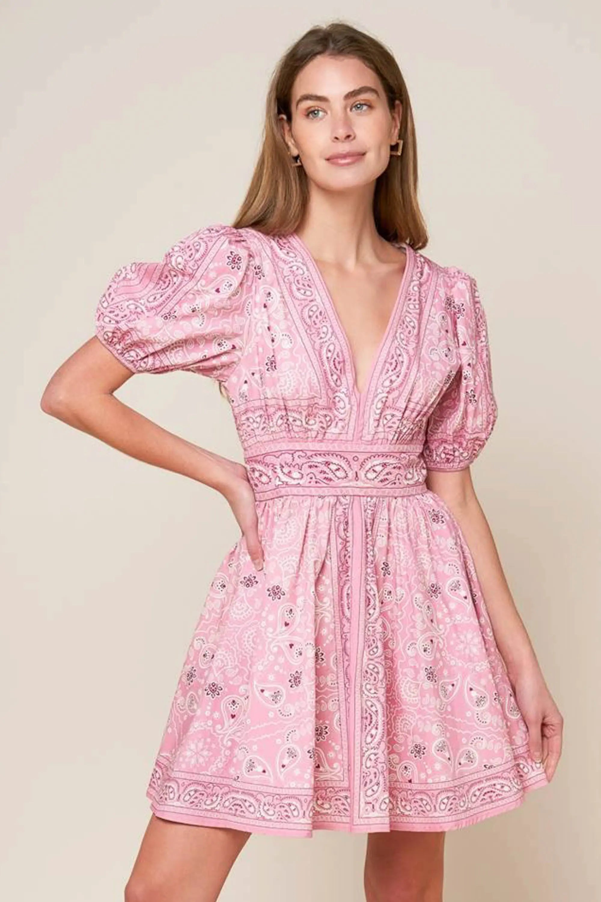 Forget Me Not Paisley Dress Bezza