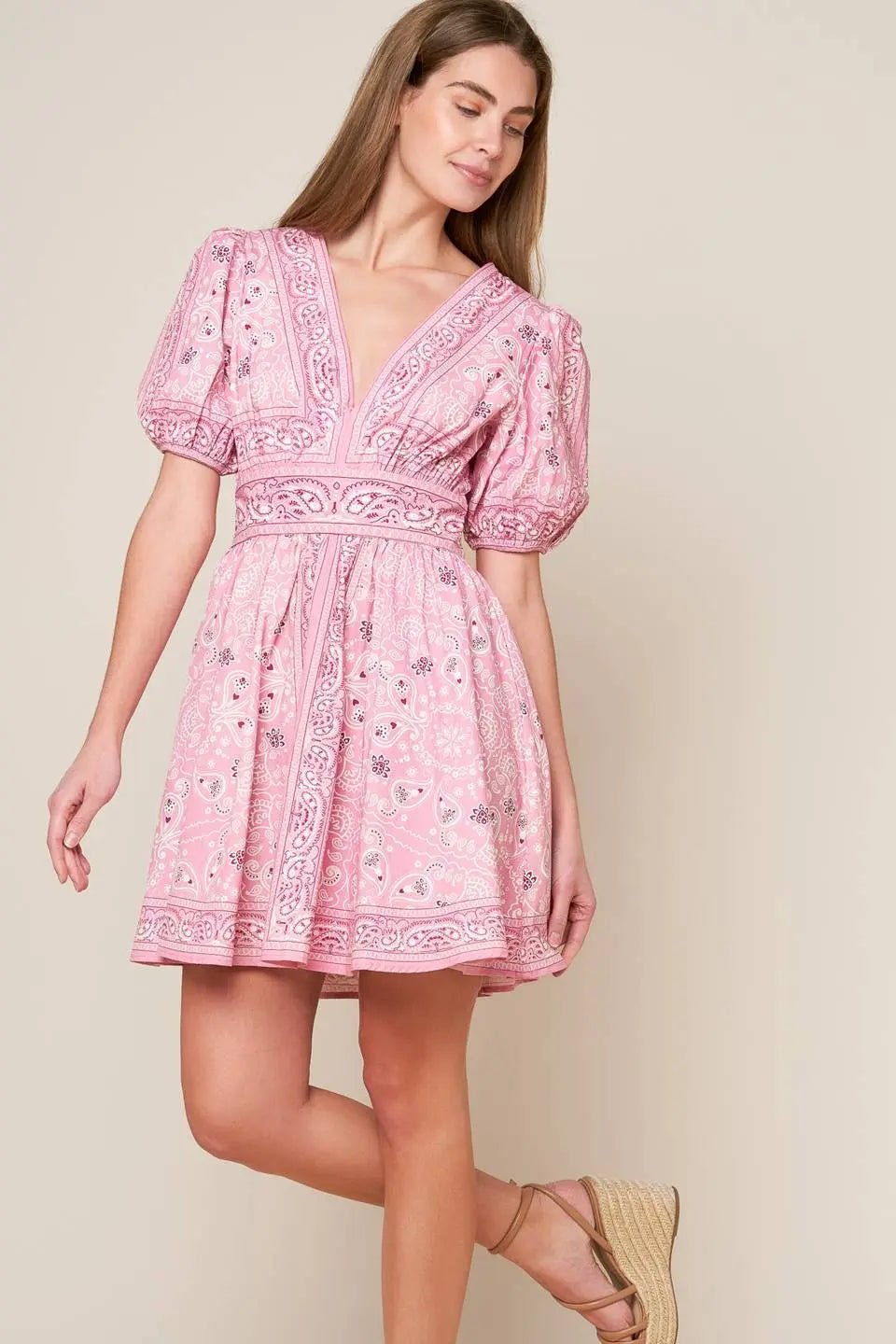 Forget Me Not Paisley Dress Bezza