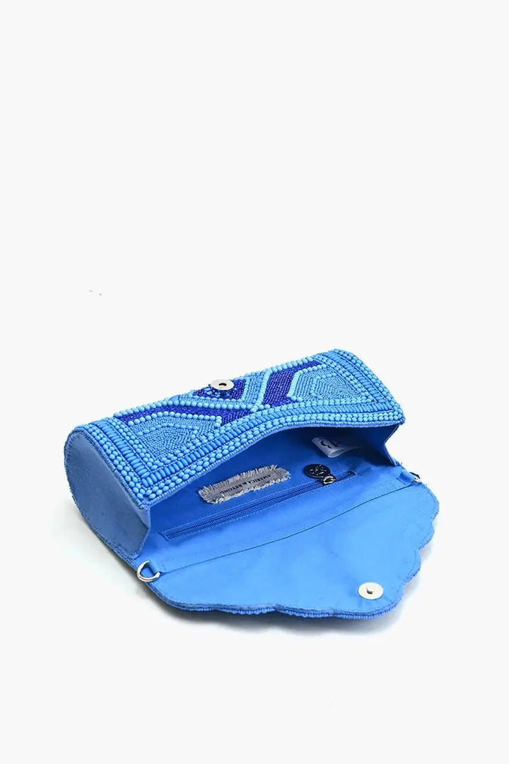 Azure Glamour Clutch America & Beyond