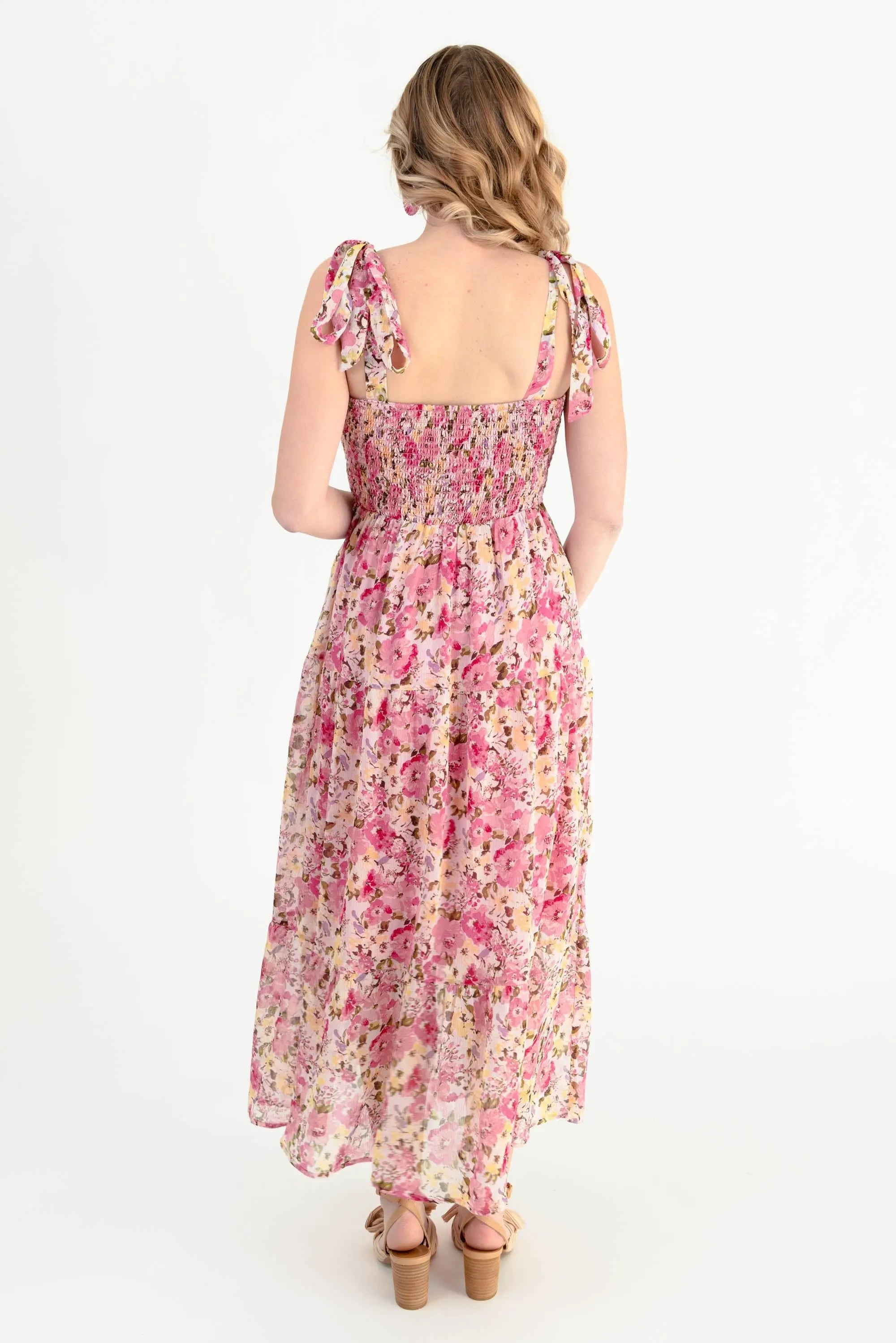 Floral Smocked Maxi Dress | ShopBezza