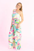 Style is Self-Expression One Shoulder Jumpsuit FLYING TOMATO