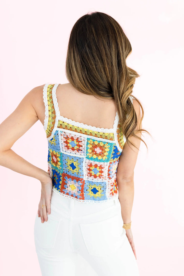 In The City Crochet Tank Top ADORA LA