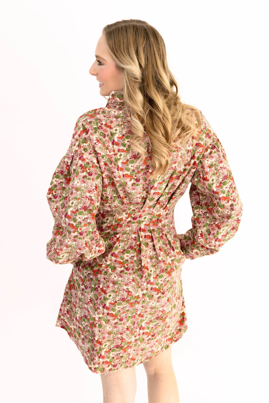 When You Say Nothing at All Corduroy Short Dress FATE INC
