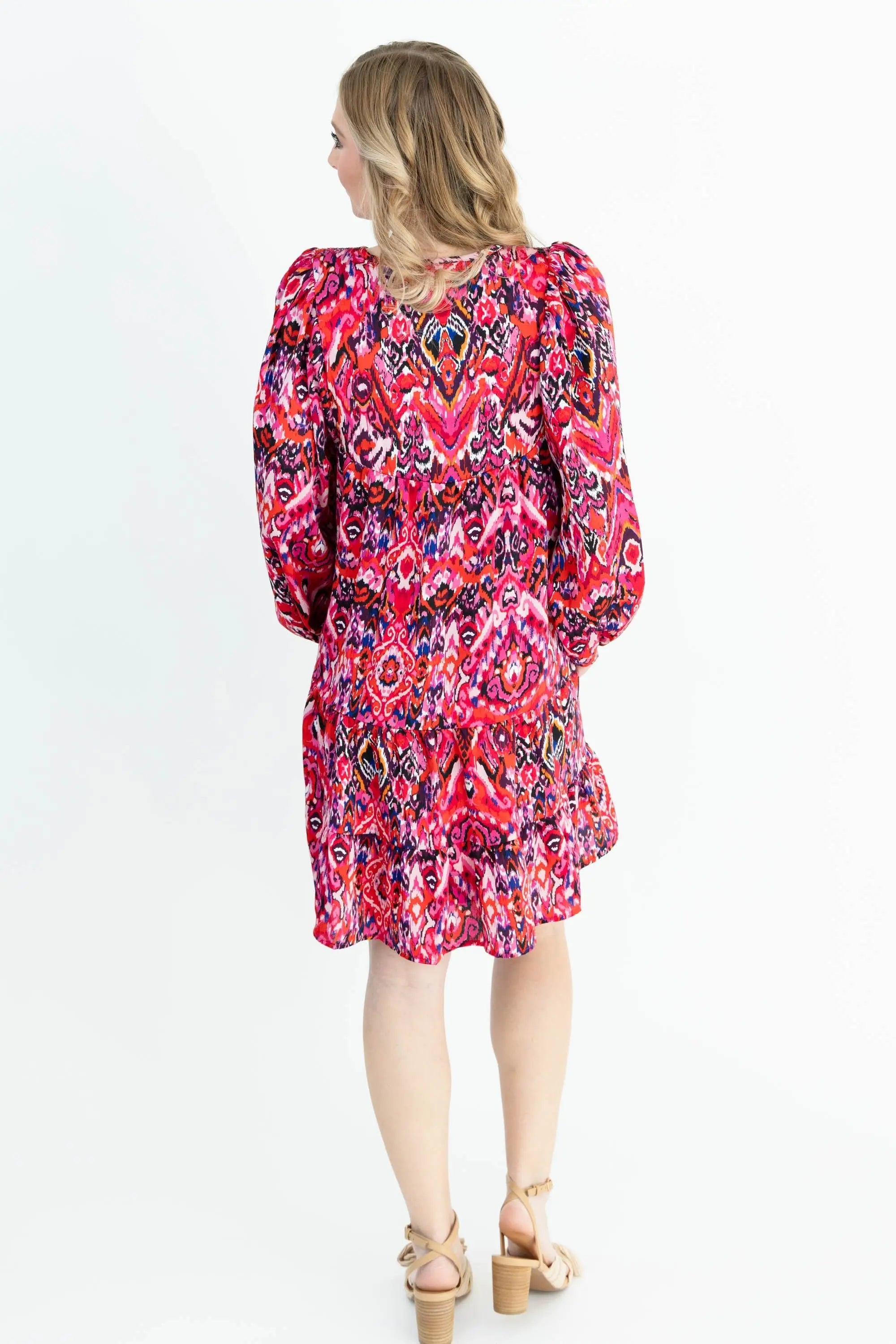 Wishful Dreamer Short Tiered Dress TCEC