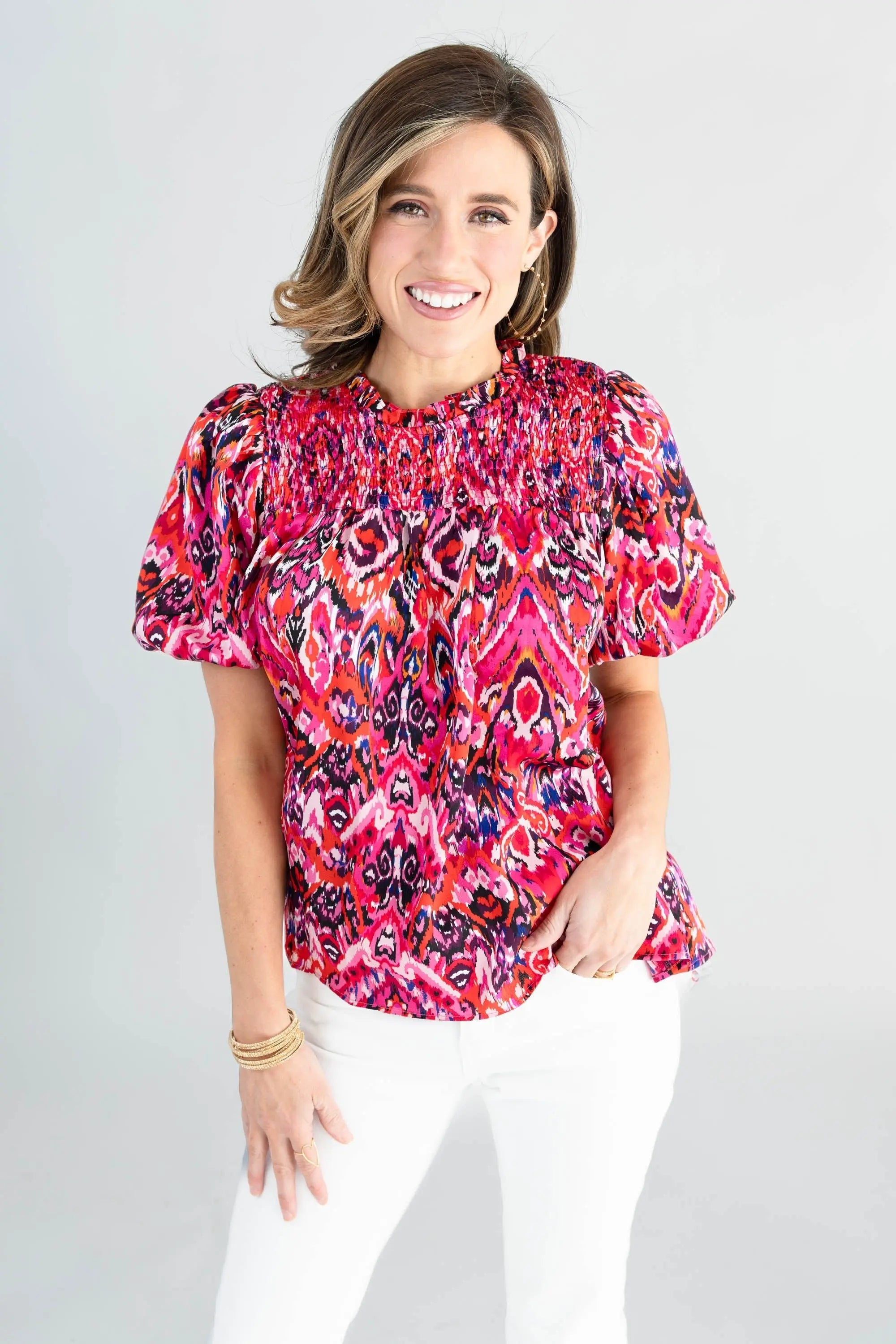 Want You To Know Puff Sleeves Top TCEC