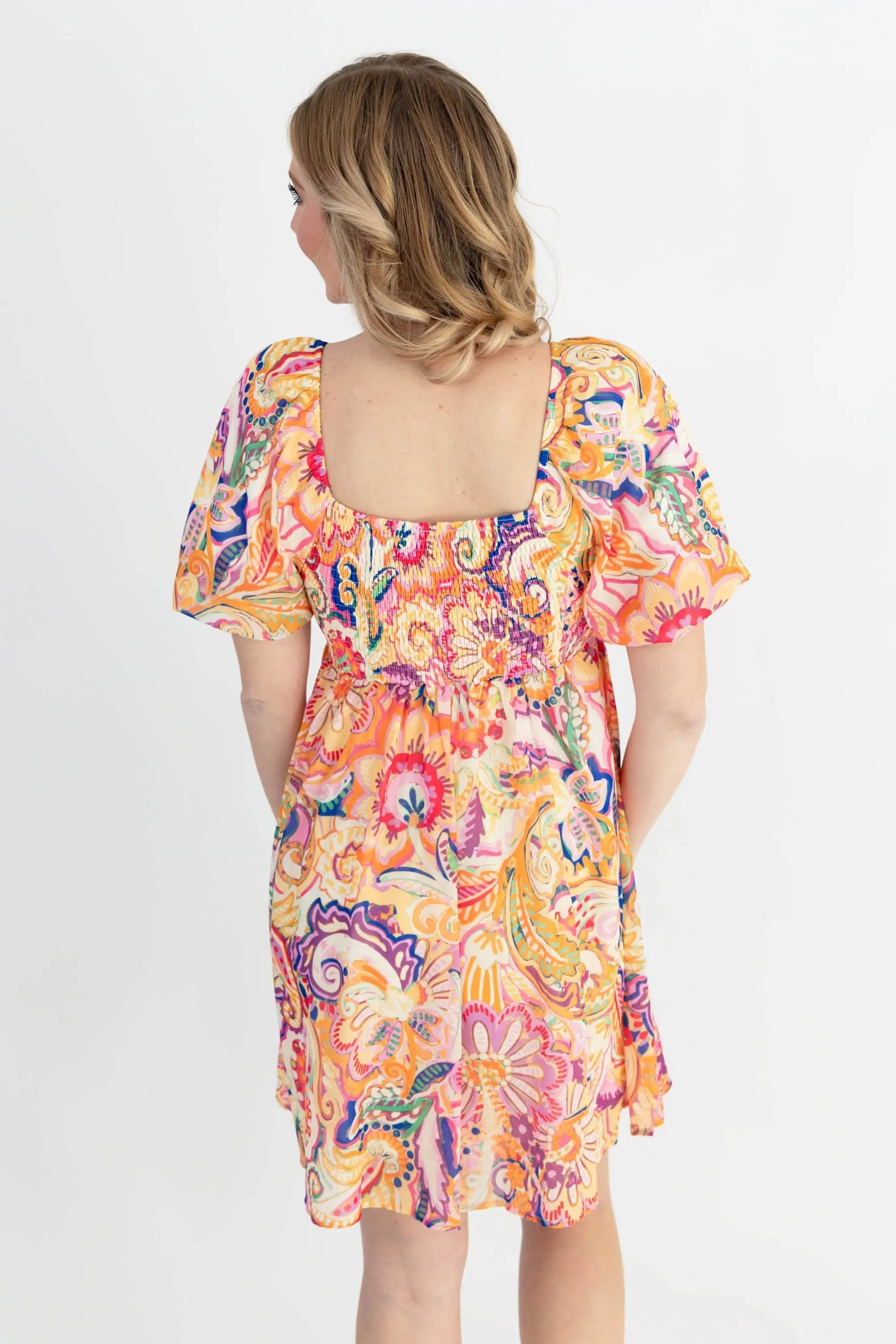 Create Your Sunshine Mini Dress FLYING TOMATO