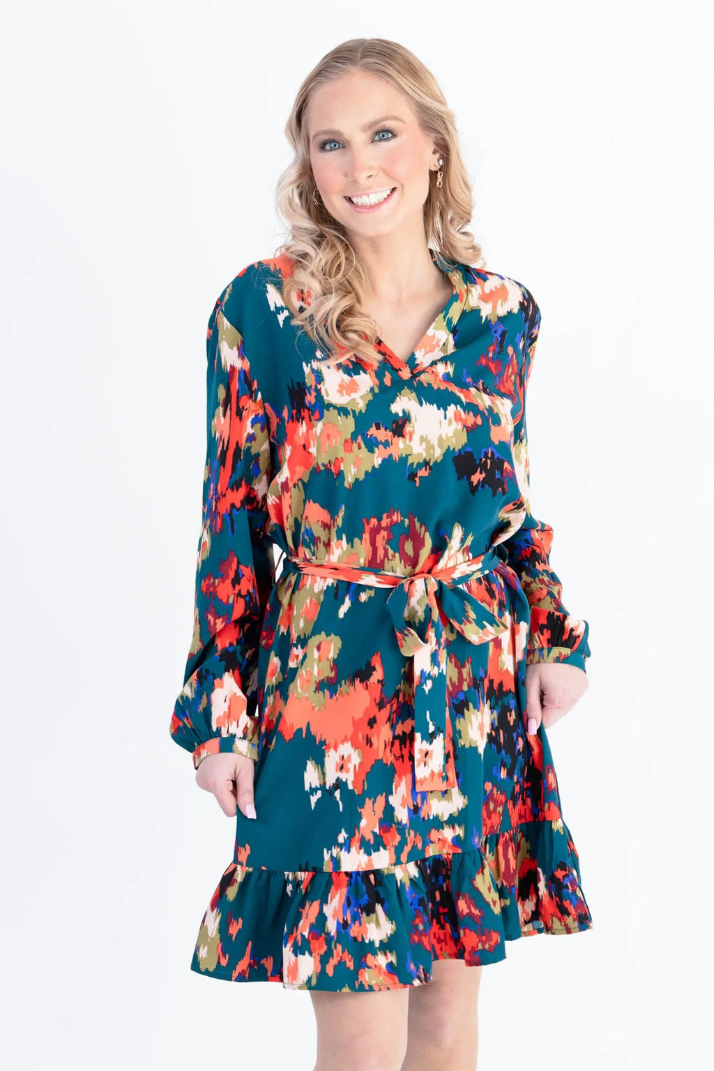 As Long As You Love Me Ruffled High Waist Dress Bellissima Fashion