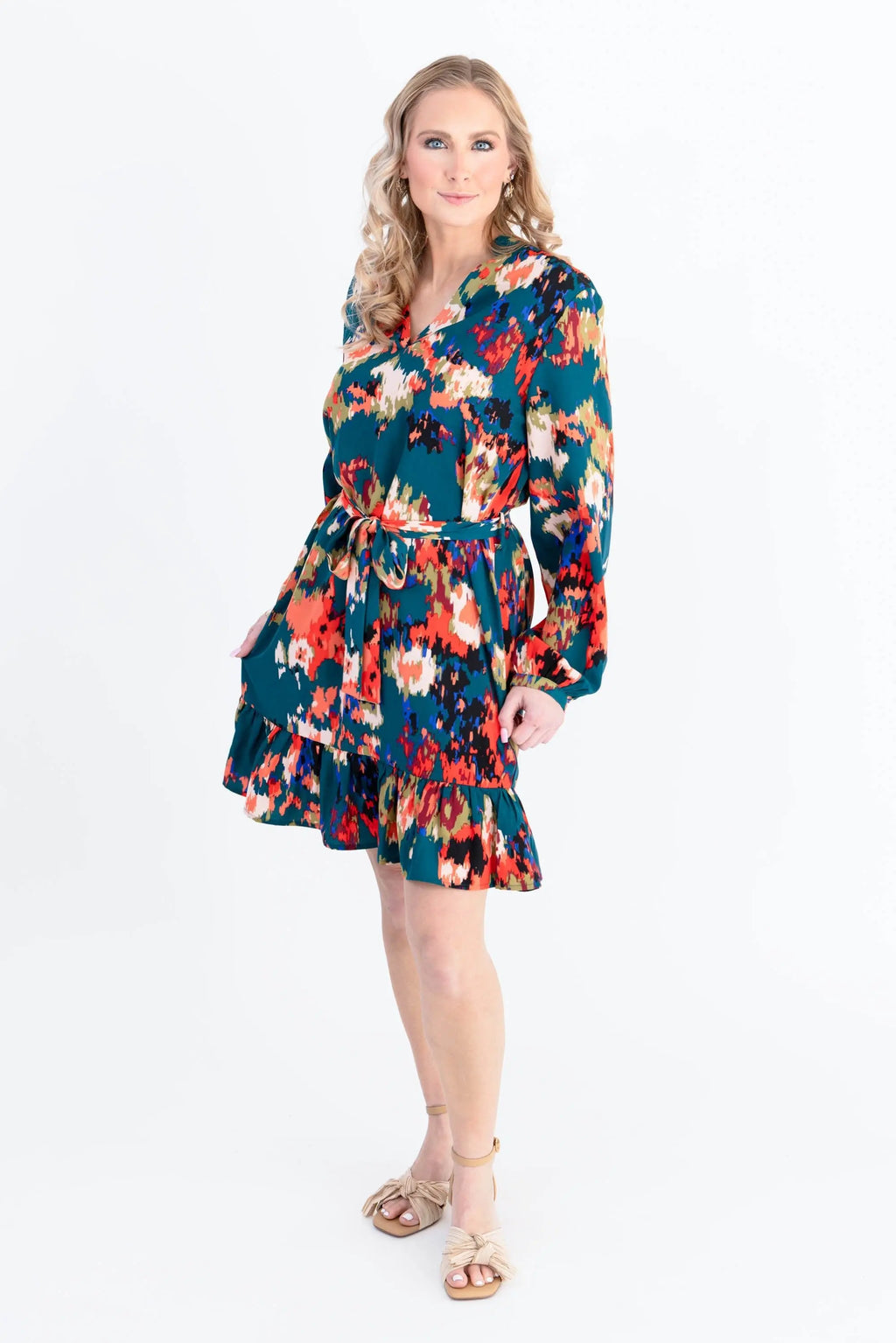 As Long As You Love Me Ruffled High Waist Dress Bellissima Fashion