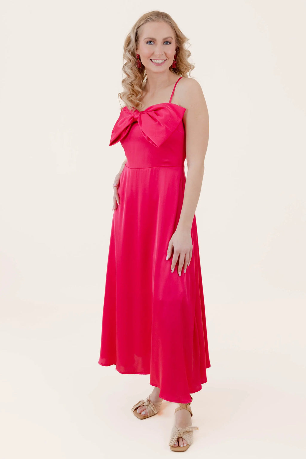 Bow-tiful You Midi Dress Strut & Bolt