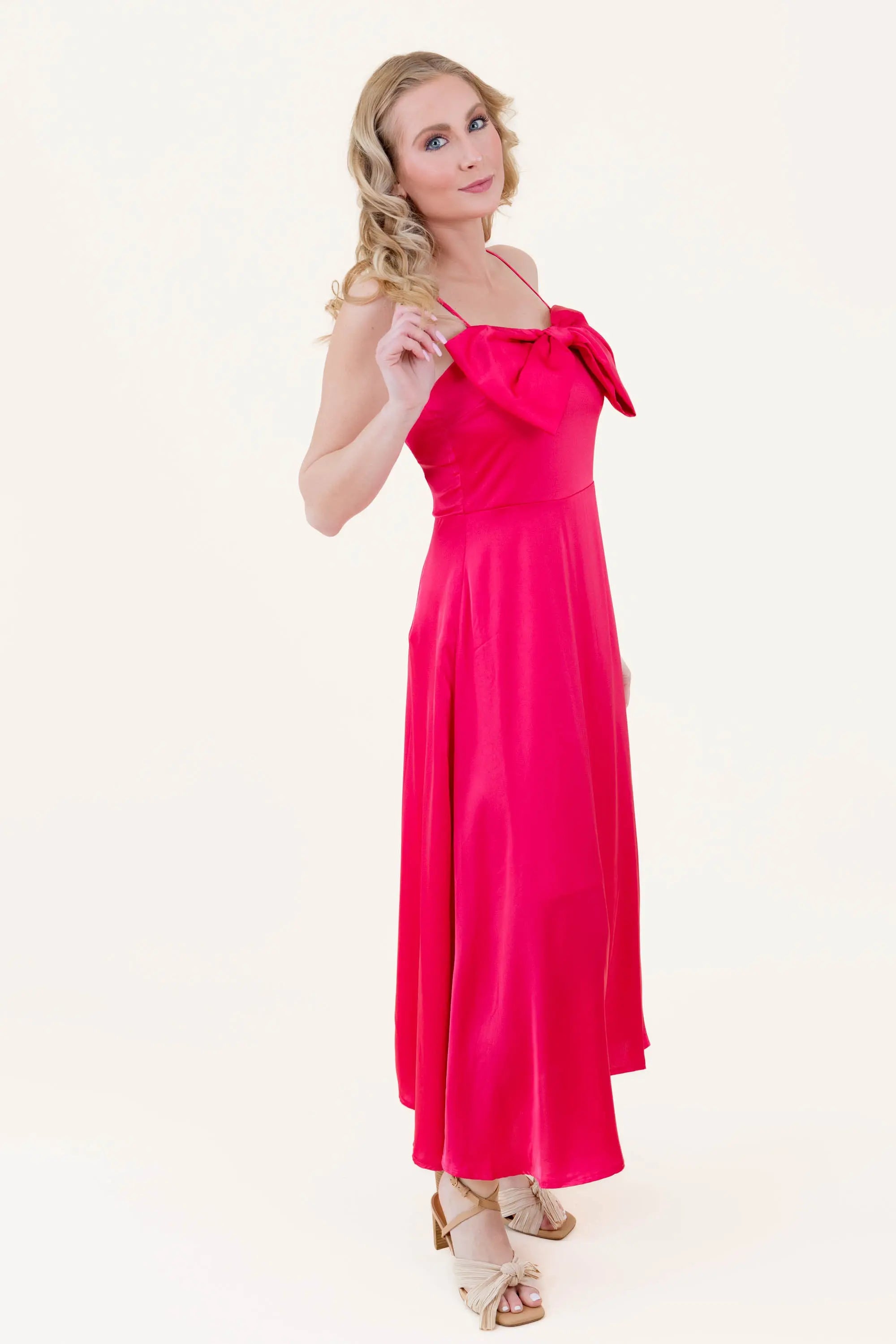 Bow-tiful You Midi Dress Strut & Bolt