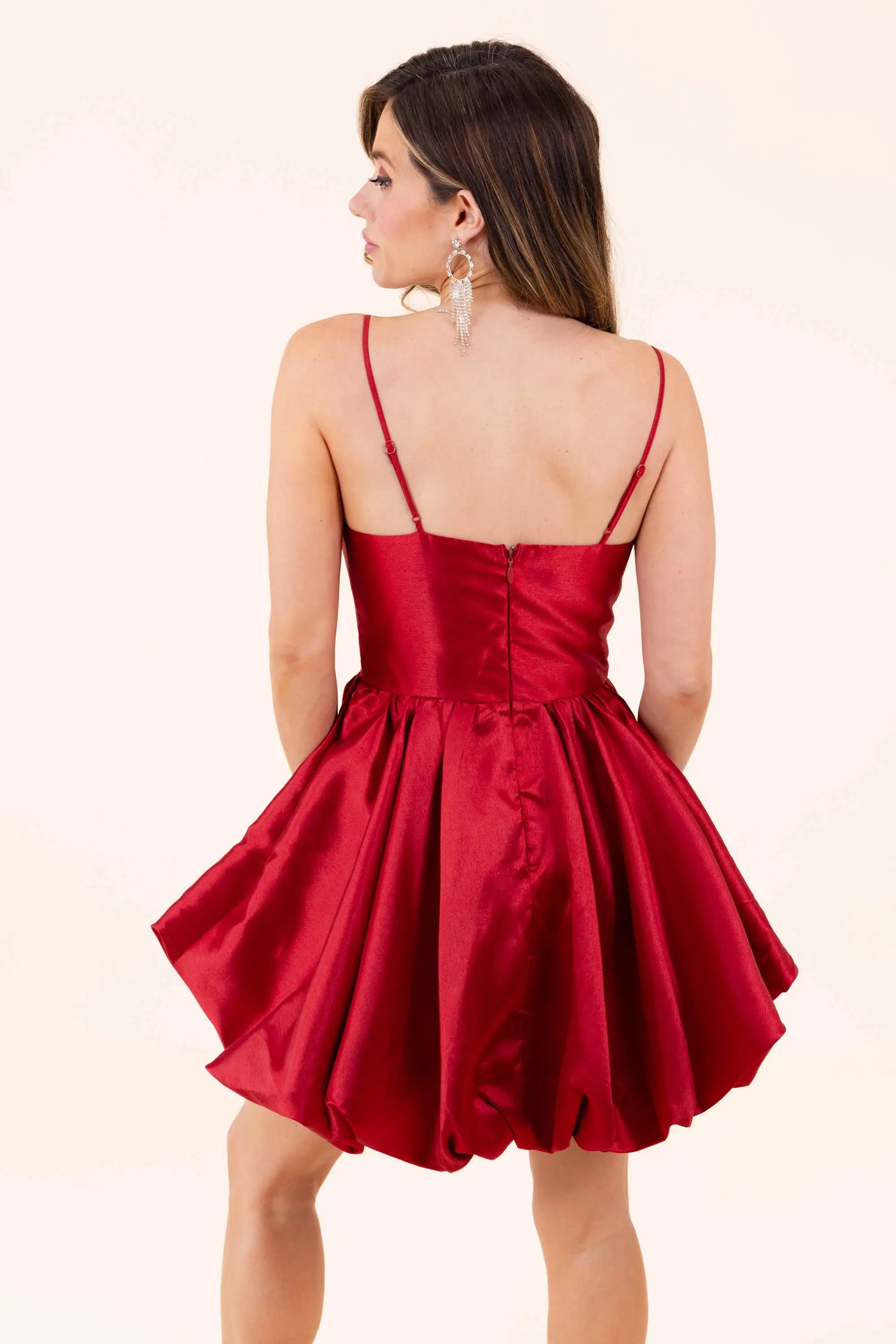 Dance The Night Away Scallop Bubble Mini Dress Maniju Fashion