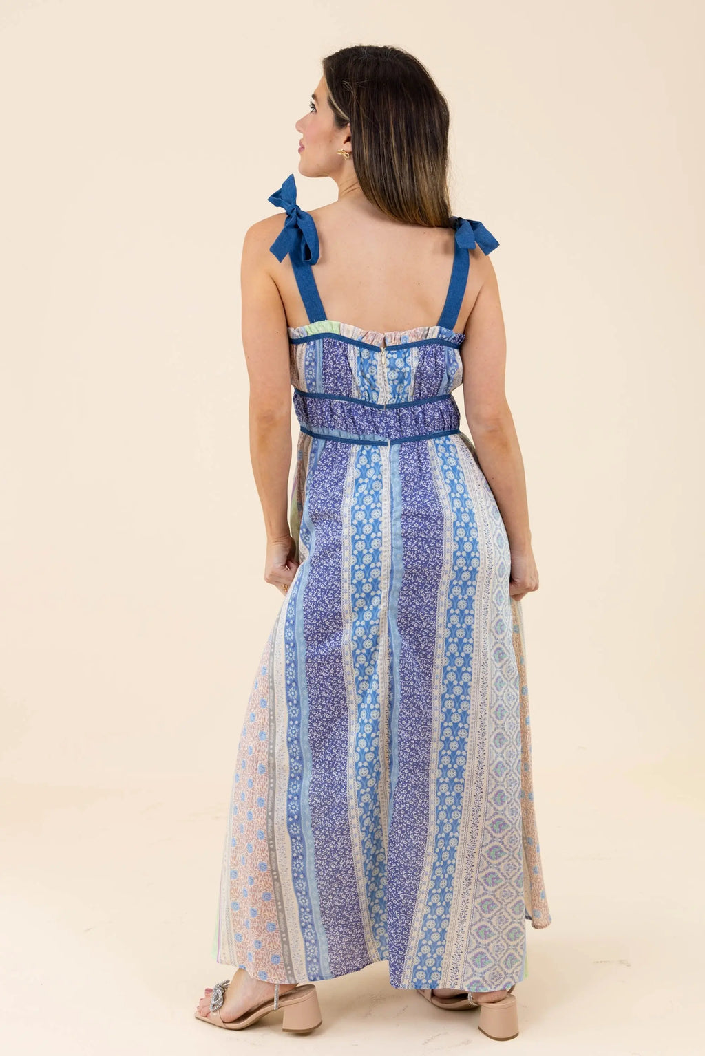 Boho Patchwork Maxi Dress | ShopBezza
