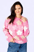Everly Floral Sweater Top ADORA LA