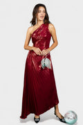 Give Me Everything Tonight Wine Maxi Dress Minuet