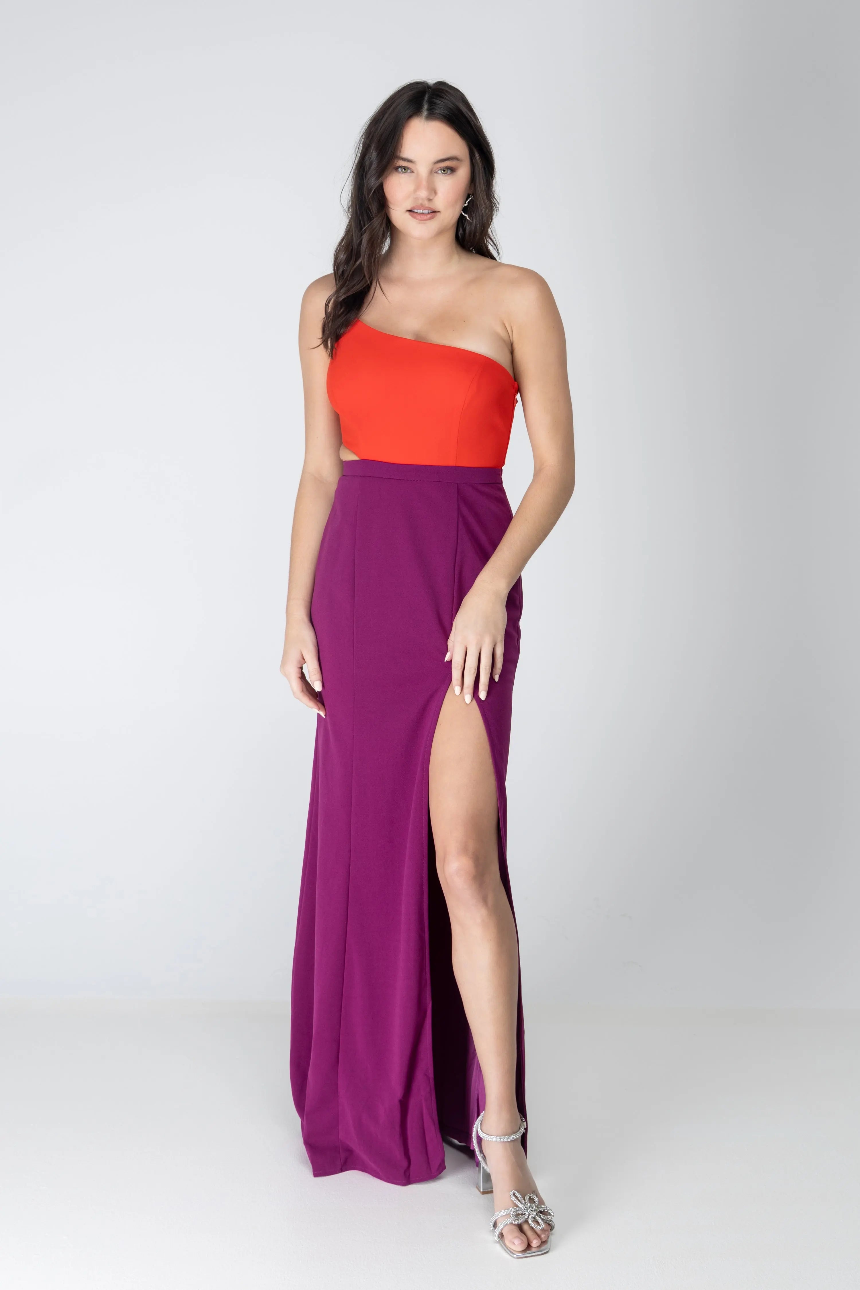 Secret Happiness Color Block Maxi Dress Maniju Fashion