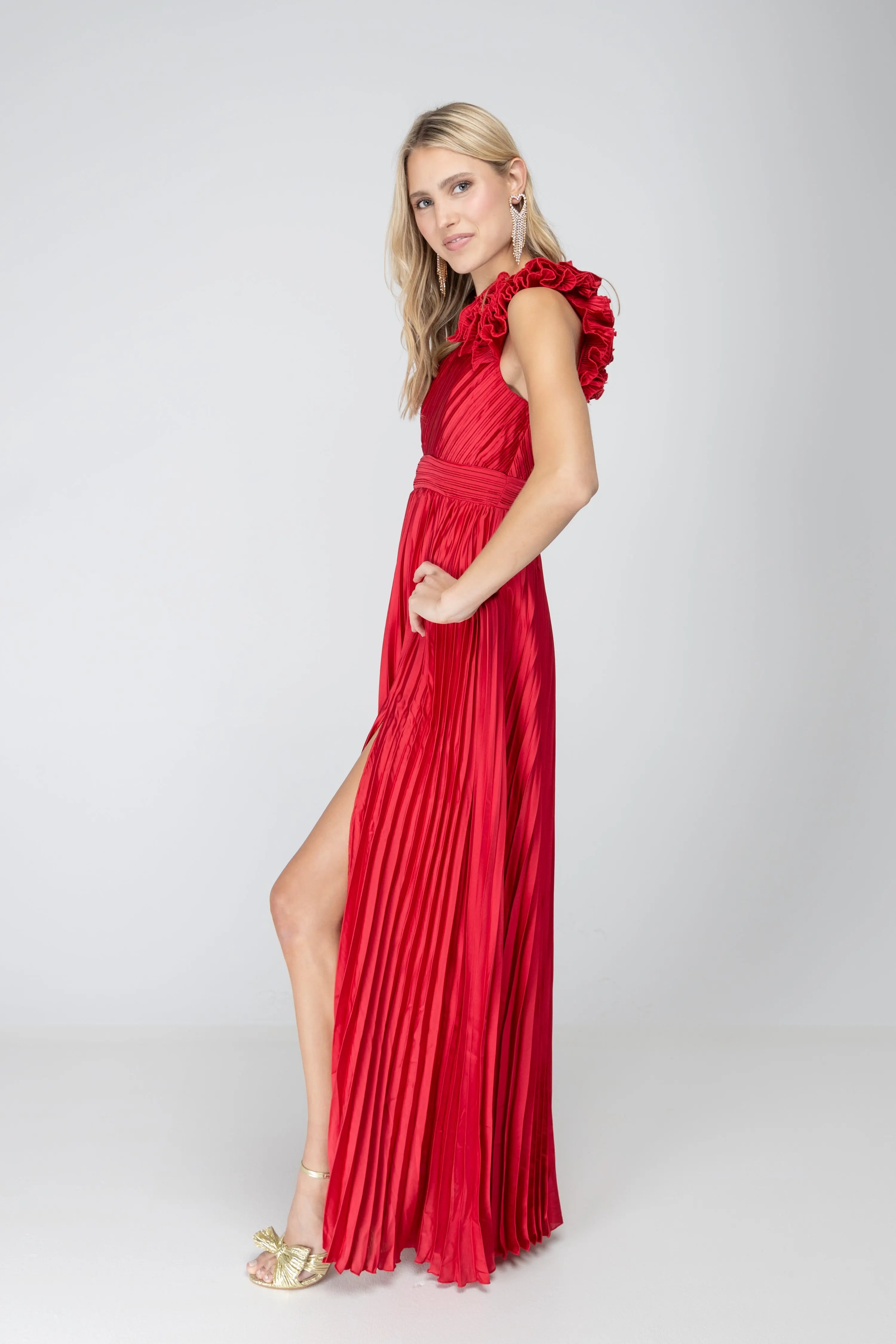 One More Night Long Maxi Dress Minuet