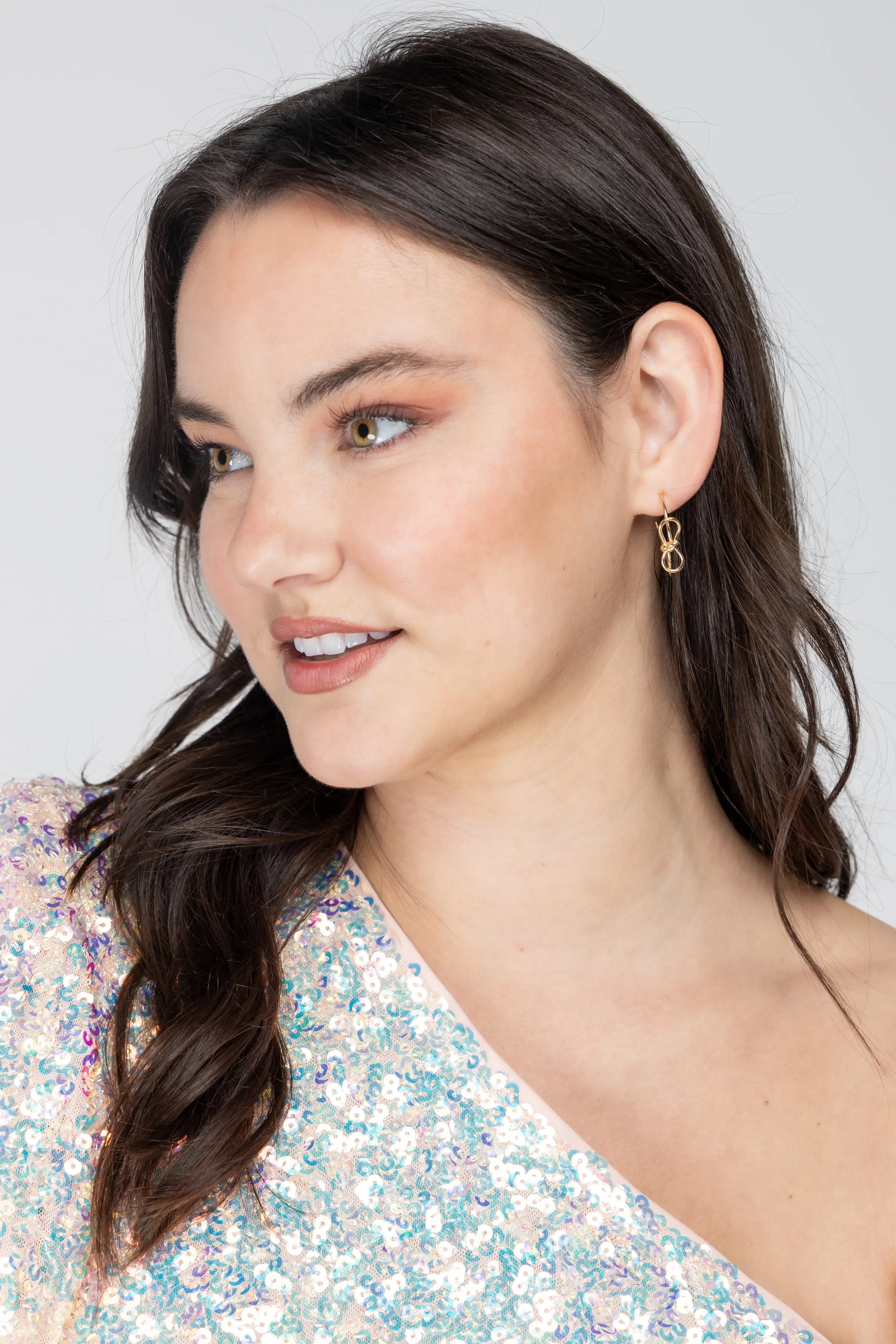 Harley Bow Tie Hoop Earrings Anarchy Street