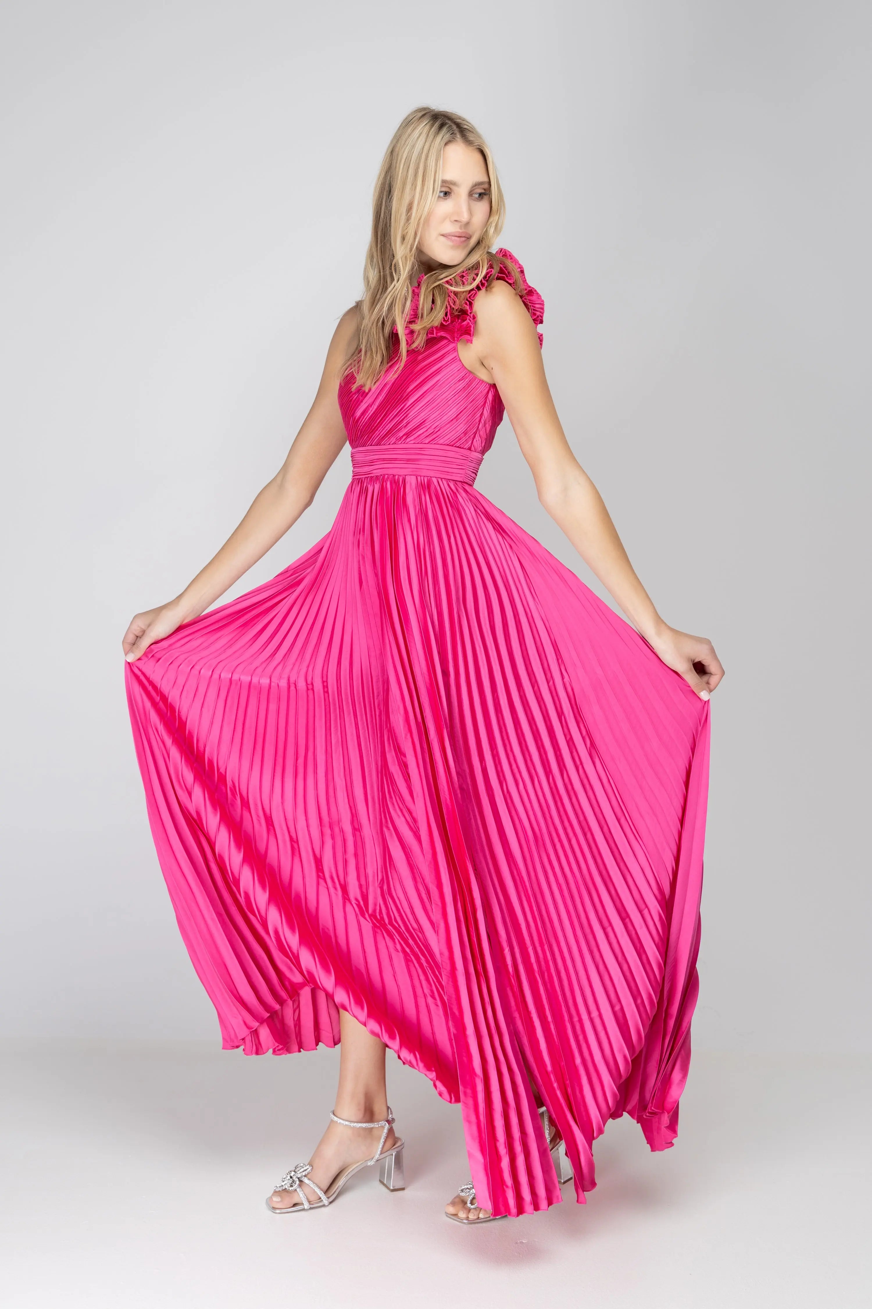 One More Night Long Maxi Dress Minuet