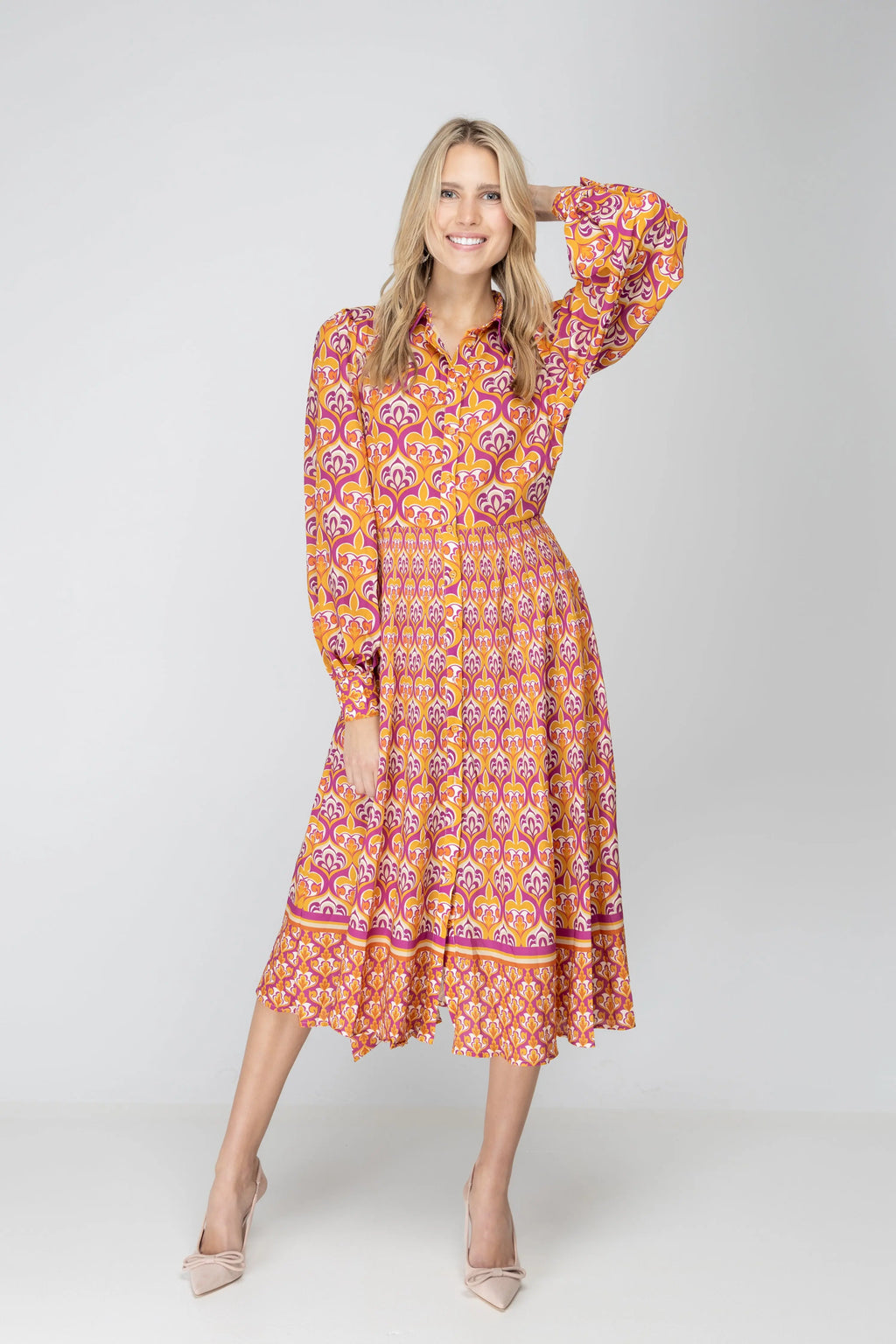 I'm Spicing Things Up Shirt Dress FLYING TOMATO