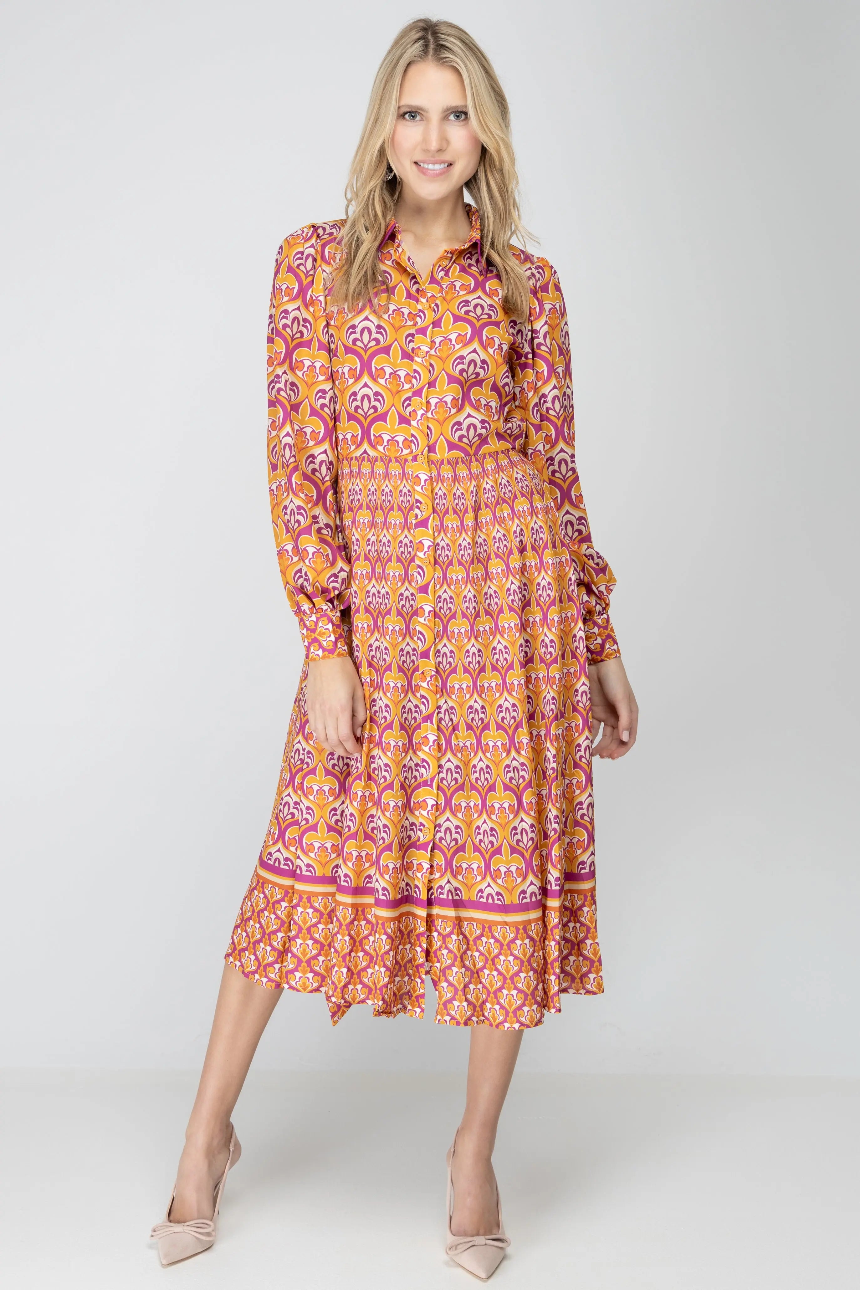 I'm Spicing Things Up Shirt Dress FLYING TOMATO