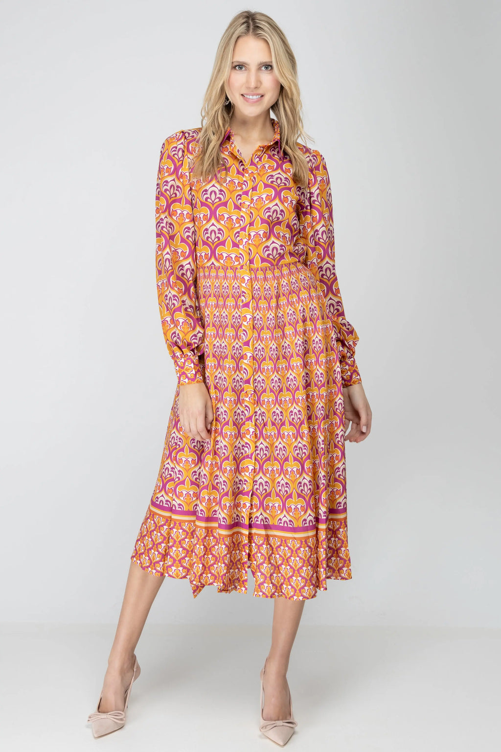 I'm Spicing Things Up Shirt Dress FLYING TOMATO
