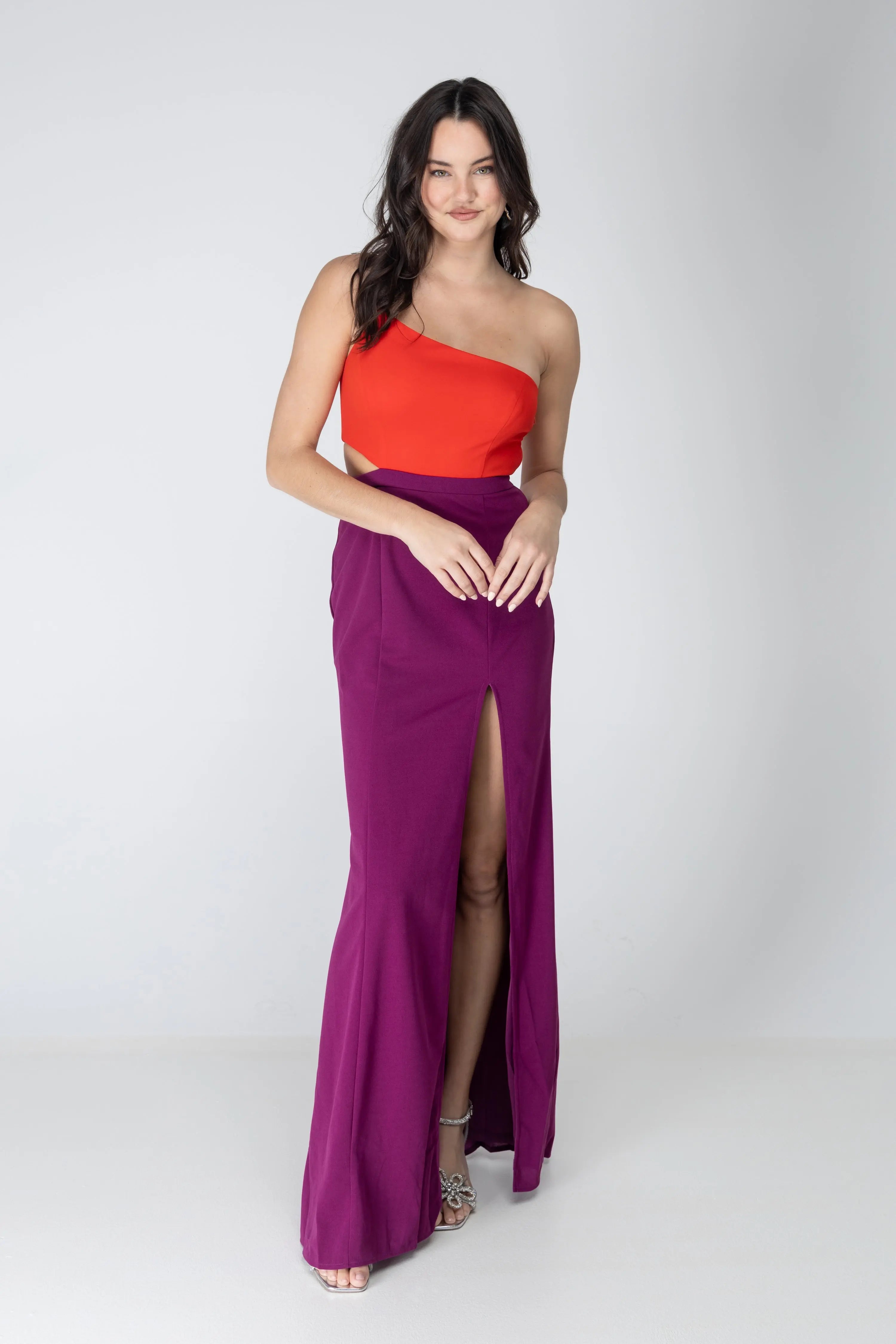 Secret Happiness Color Block Maxi Dress Maniju Fashion
