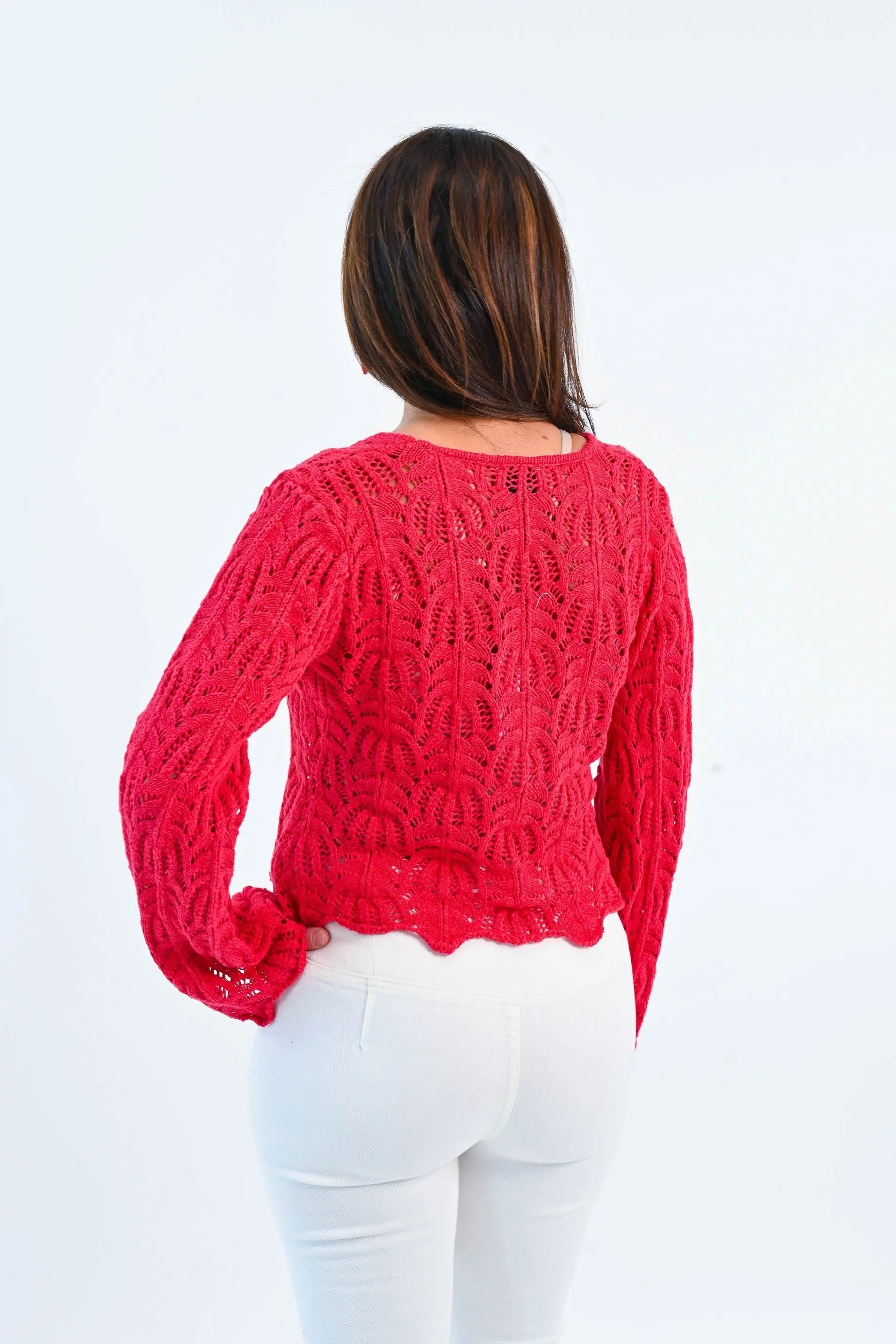 My One True Love Front Tie Knit Cardigan Gilli
