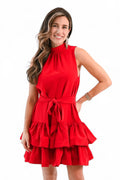 Let's Stay Together Ruffle Tiered Mini Dress Sugarlips