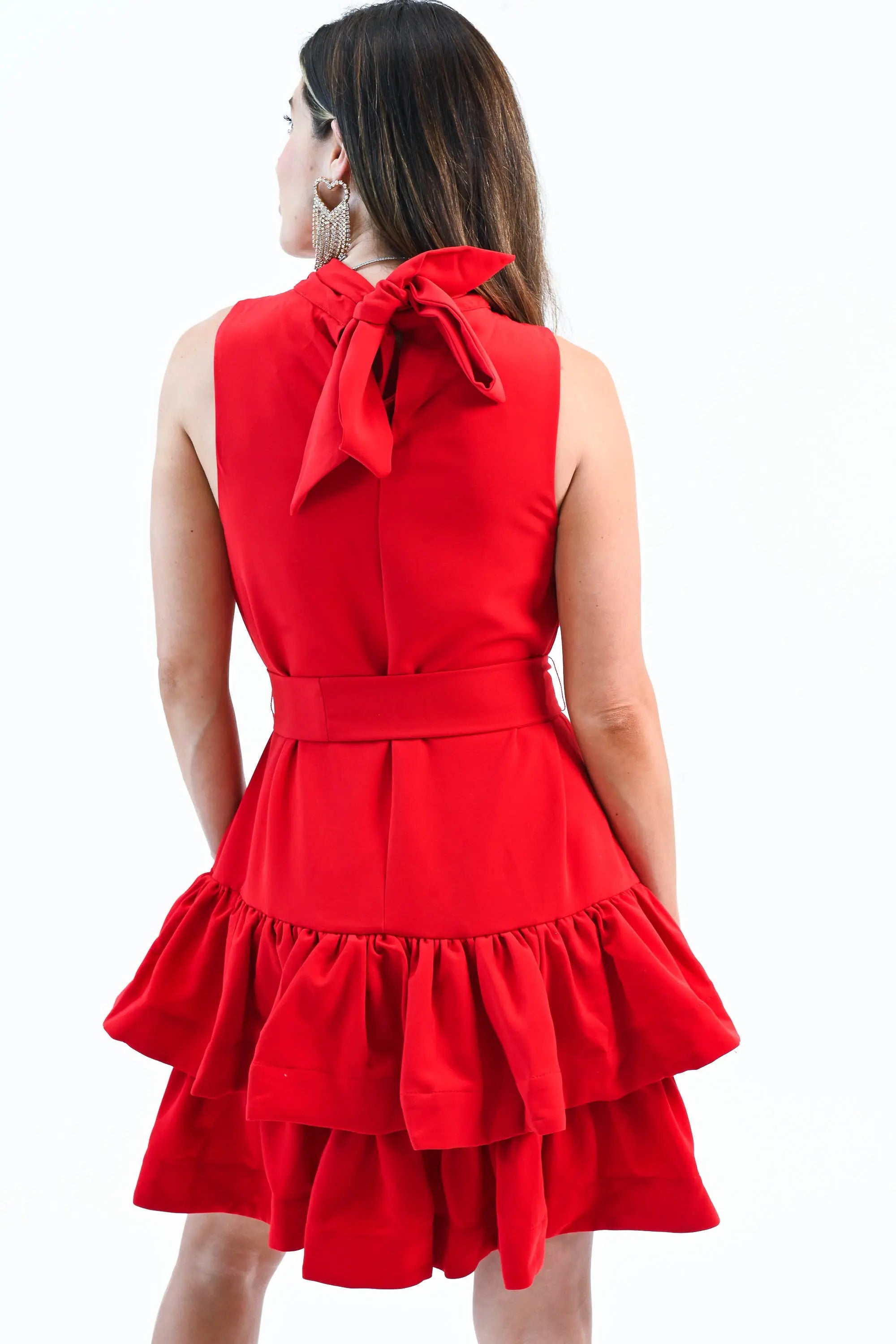 Let's Stay Together Ruffle Tiered Mini Dress Sugarlips