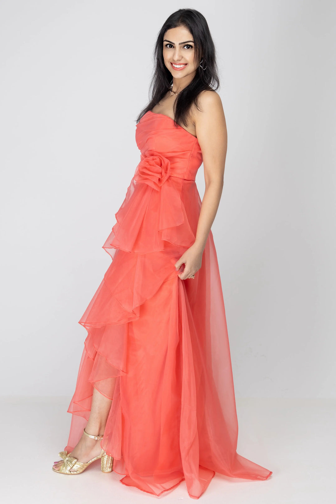 Party Dresses for Women | Coral Maxi Dresses for Women - Small Party Dresses for Women | Coral Maxi Dresses for Women - Small