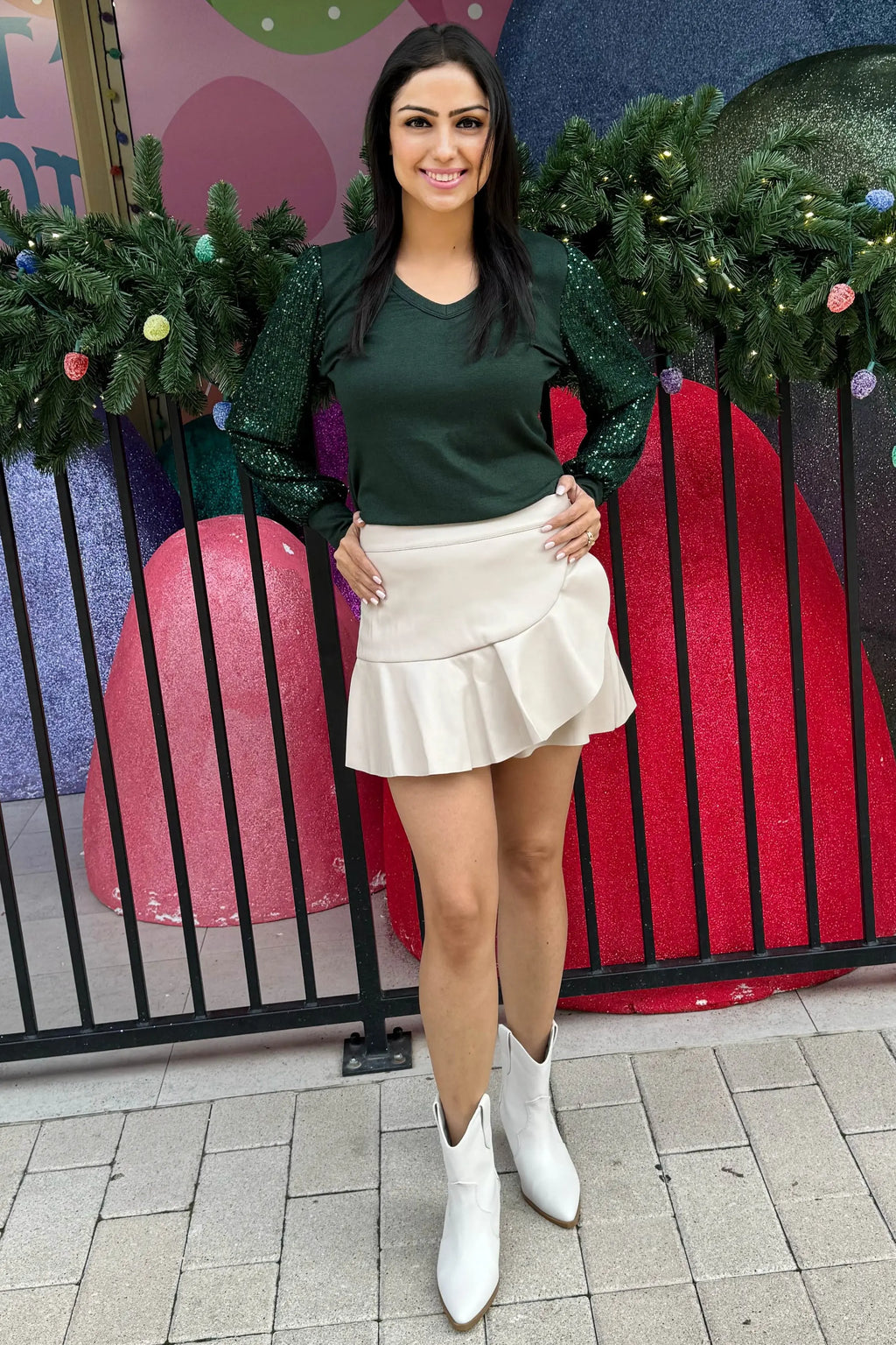 Holiday Wishes Sweater Top KORI