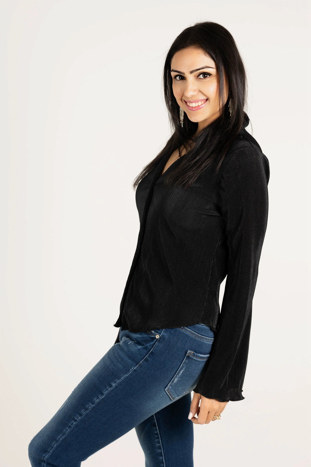 Rolling in the Deep Pleated Top HYFVE