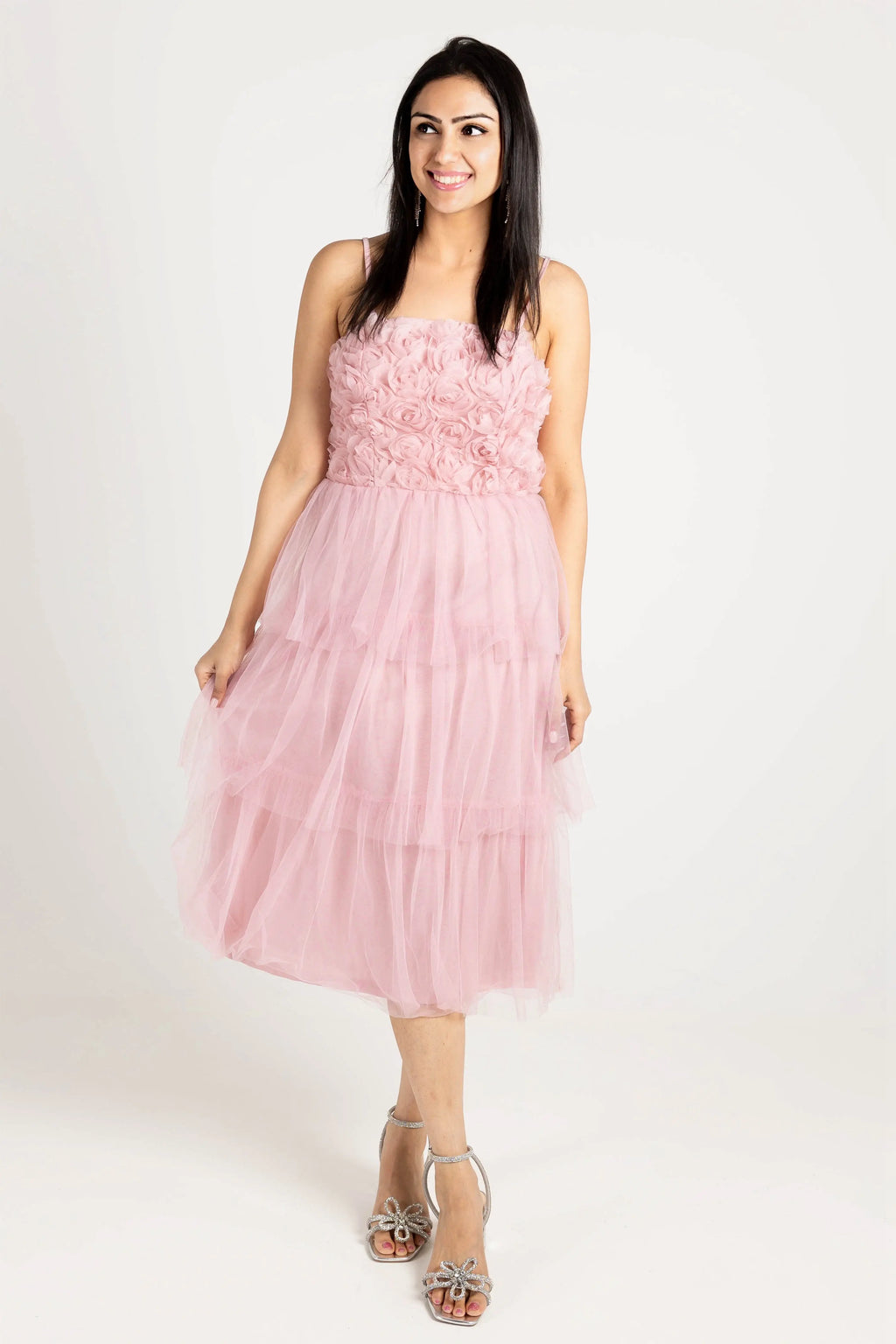 Kiss From a Rose Midi Dress She Sky