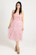 Kiss From a Rose Midi Dress She Sky