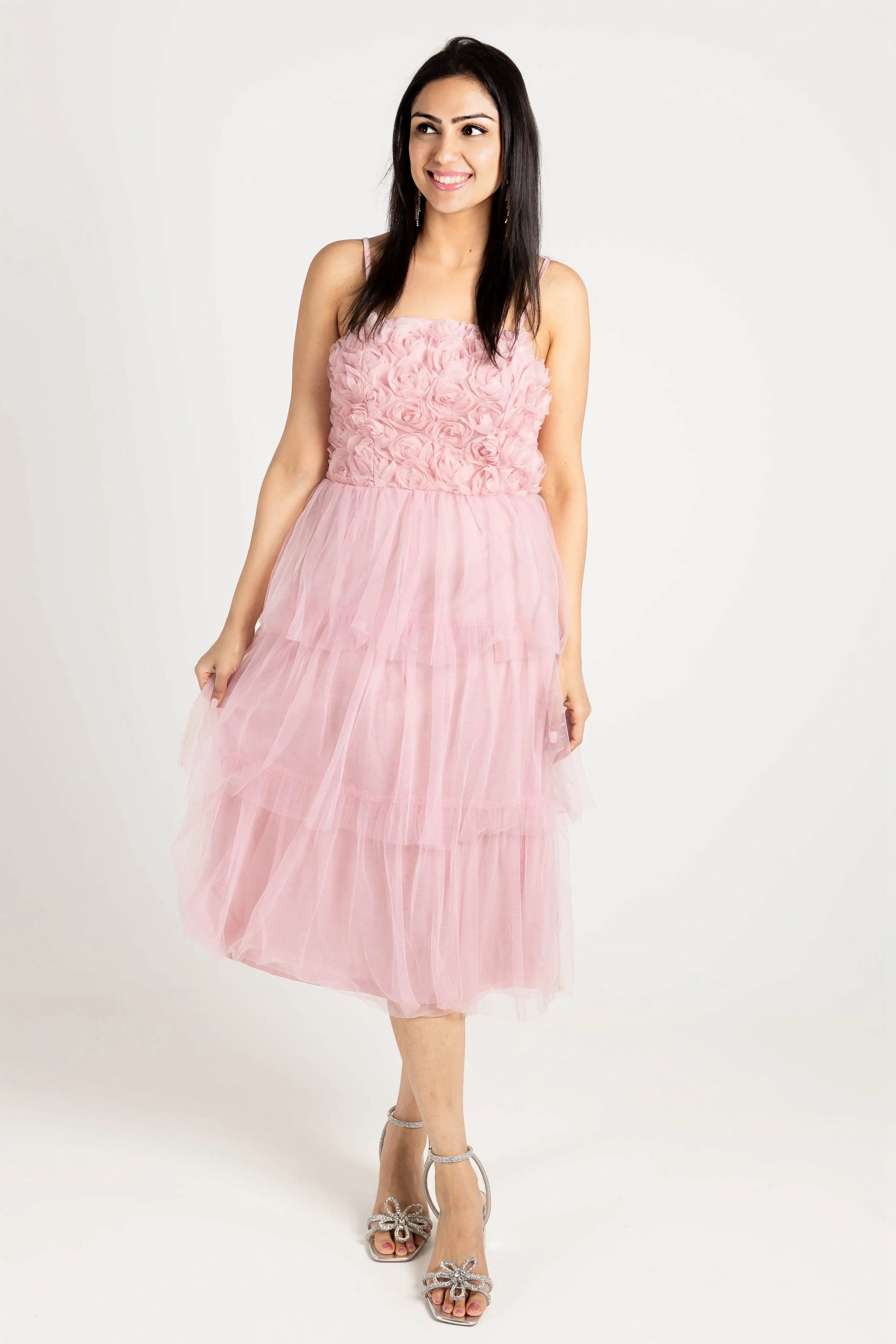 Kiss From a Rose Midi Dress She Sky