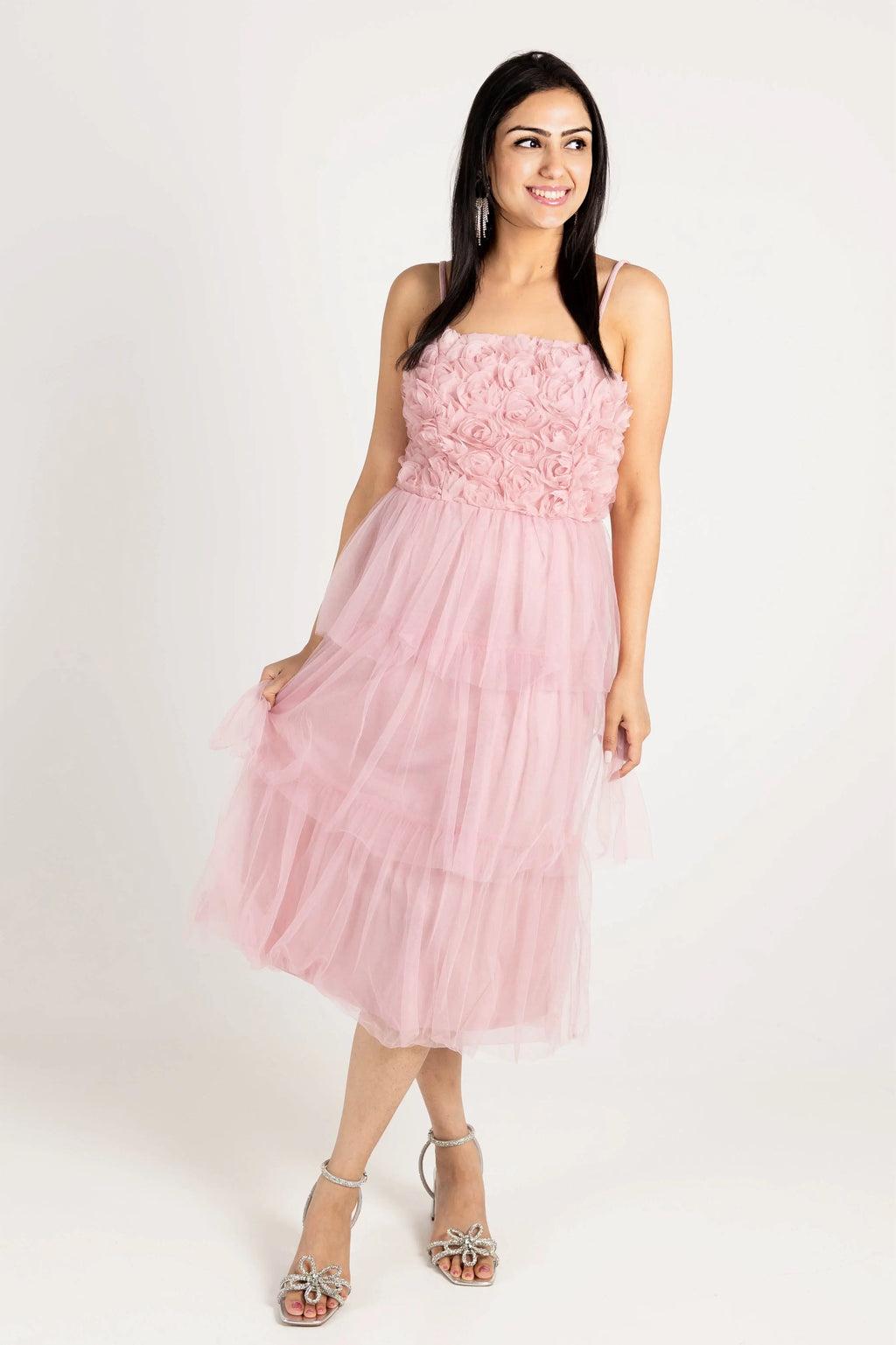 Kiss From a Rose Midi Dress She Sky