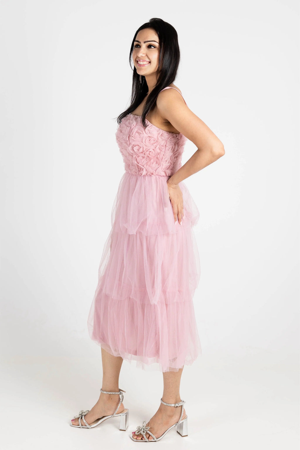 Kiss From a Rose Midi Dress She Sky