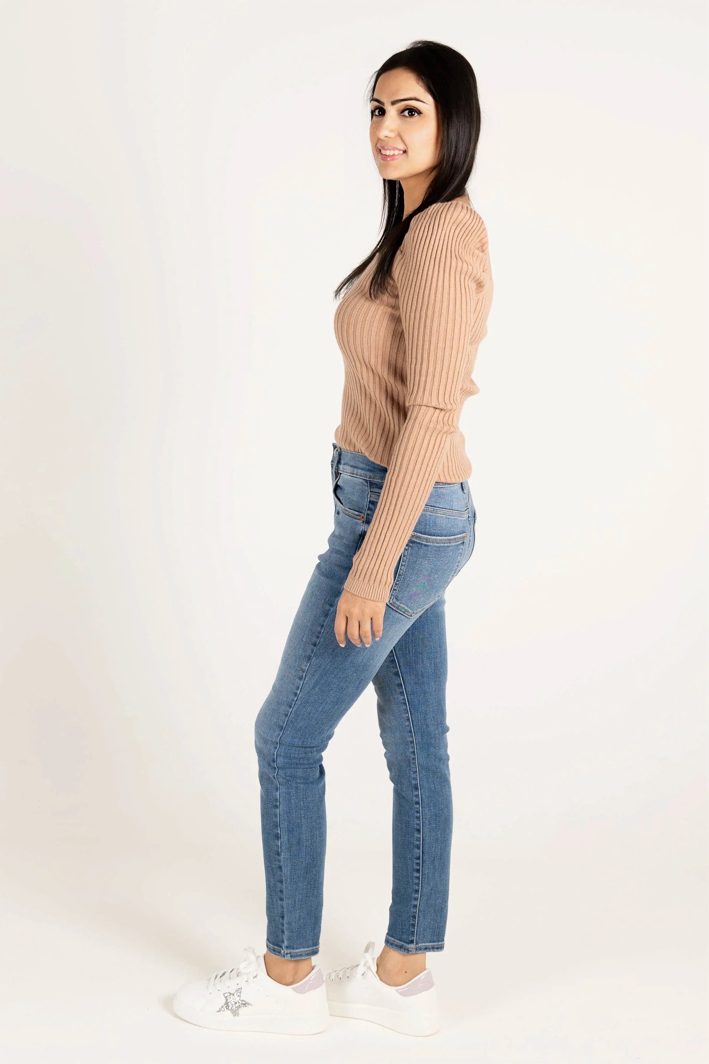 Bold Adventures High Rise Skinny Jeans SneakPeek