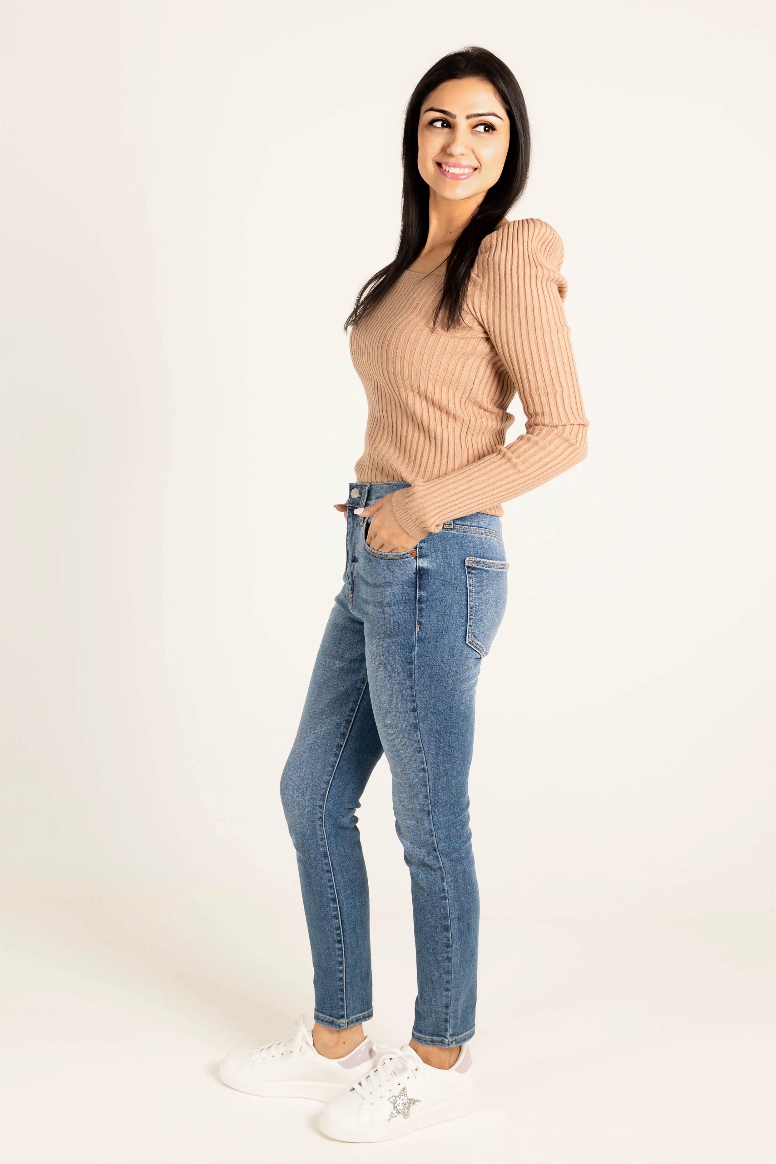 My Way Square Neck Sweater Strut & Bolt