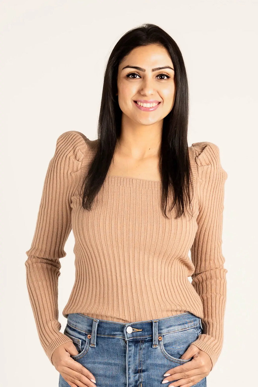 My Way Square Neck Sweater Strut & Bolt