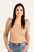 My Way Square Neck Sweater Strut & Bolt