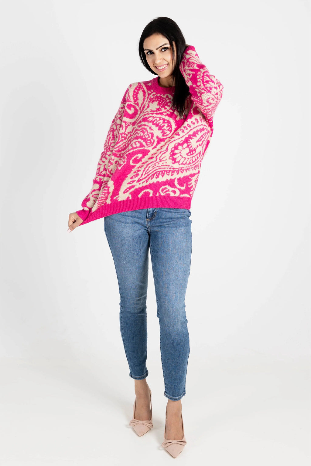 Looking Good in Paisley Sweater Lovely Melody